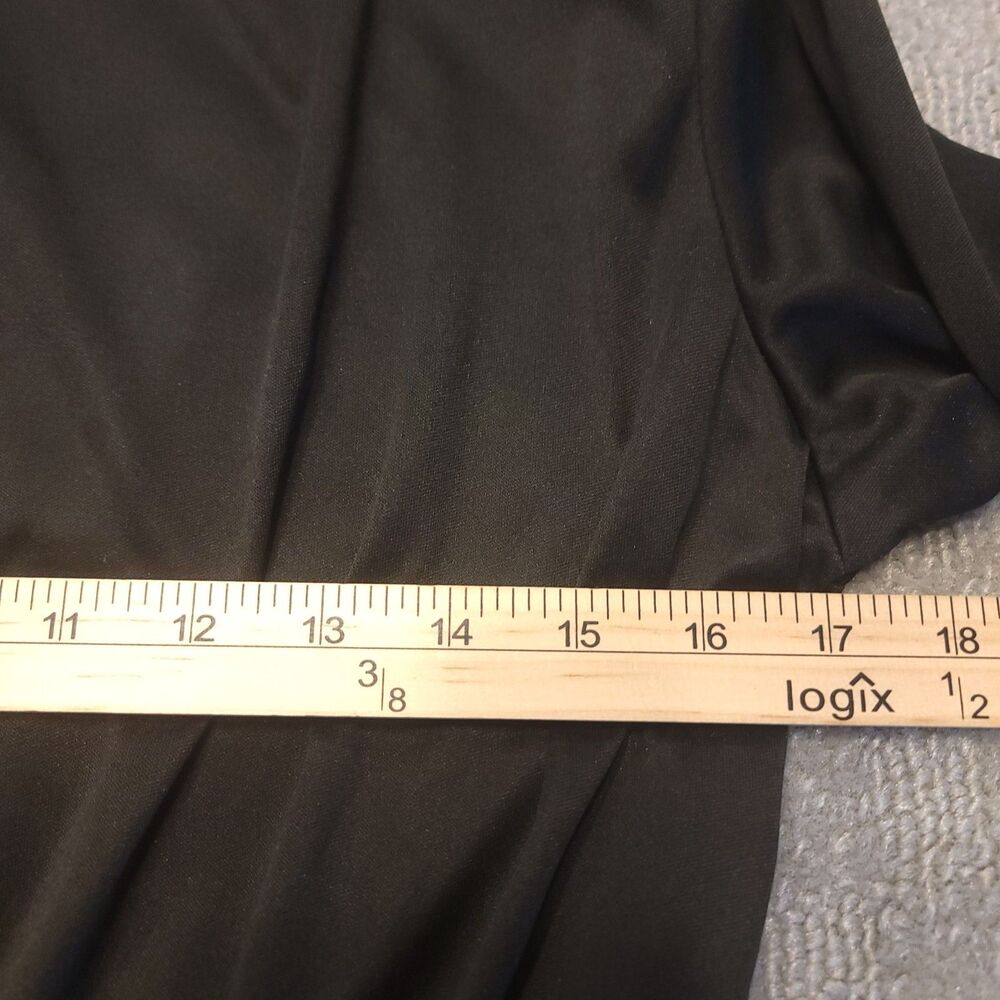 Blair Womens 8P Dress Black Stretch Waist 3/4 Sleeve Pullover  Vintage - Picture 4 of 7